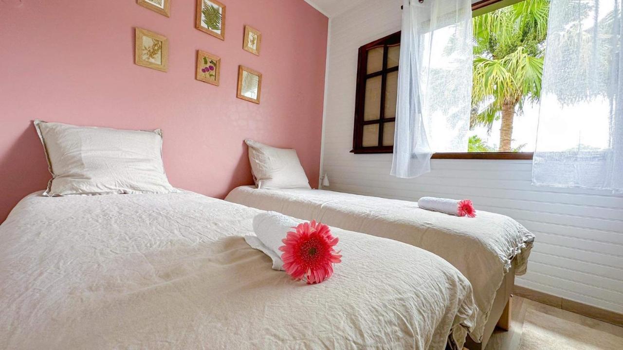 Magnifique Villa Creole Villa Ti Bout Bois Avec Cheminee Au Tevelave Les Avirons 외부 사진
