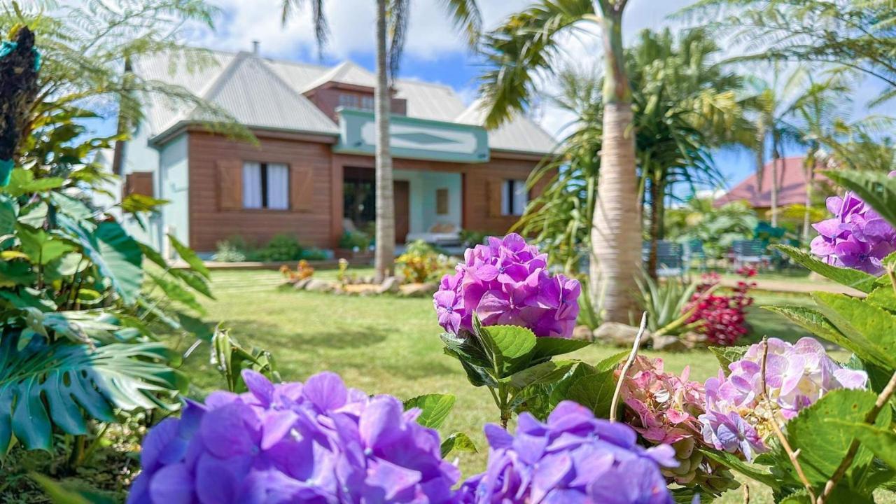Magnifique Villa Creole Villa Ti Bout Bois Avec Cheminee Au Tevelave Les Avirons 외부 사진