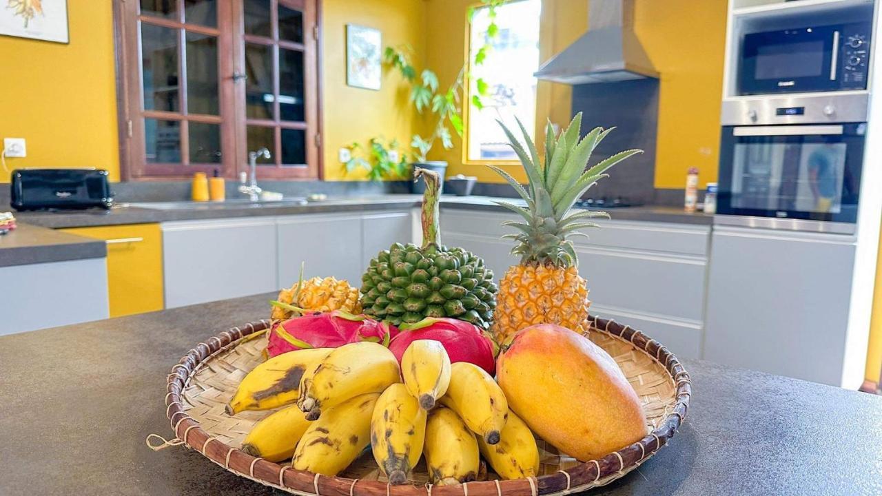 Magnifique Villa Creole Villa Ti Bout Bois Avec Cheminee Au Tevelave Les Avirons 외부 사진